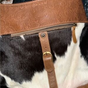 Myra Bag Brown and Black Crossbody